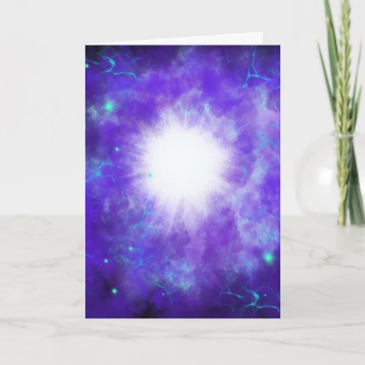 Ster van Bethlehem Feestdagen Kaart (Voorkant)