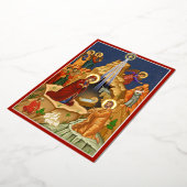 Ster van Bethlehem Folie Feestdagenkaart (Gedraaid)