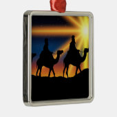 Ster van Bethlehem - geboorte van Christus, Metalen Ornament (Rechts)