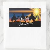 Ster van Bethlehem - Geboorteplaats van Christus Rechthoekige Sticker (Tas)