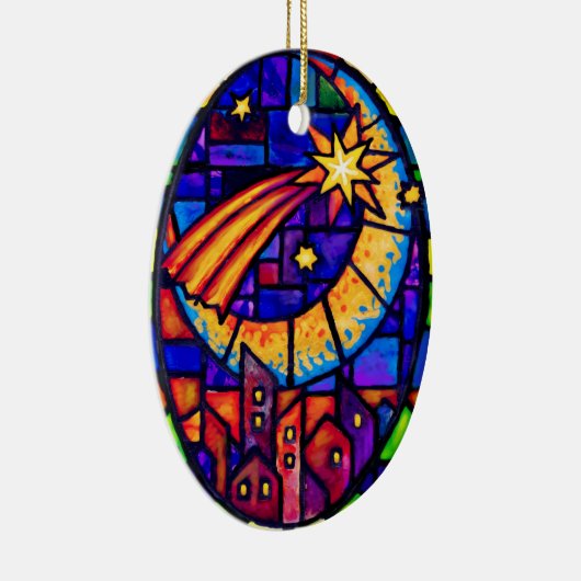 Ster van Bethlehem Keramisch Ornament (Rechts)