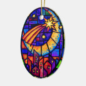 Ster van Bethlehem Keramisch Ornament (Links)