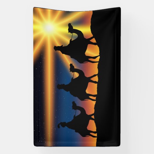 Ster van Bethlehem, Kerstmis Spandoek (Verticaal)