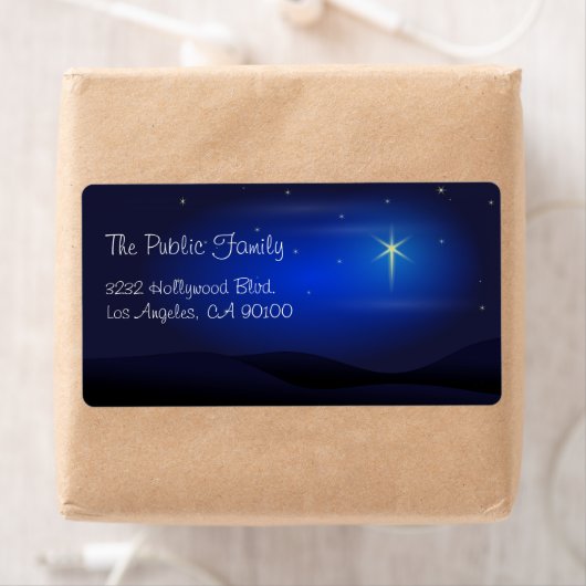 Ster van Bethlehem Kerstnacht Etiket (Insitu)