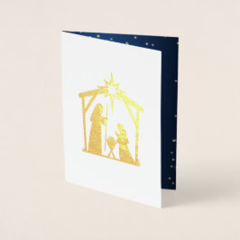 Ster van Bethlehem Luxury Real Folie kerstkaarten Kaarten