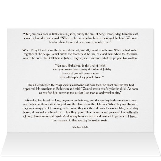 Ster van Bethlehem met Magi Volgend op Kerstmis (Binnen Horizontaal (Boven))