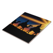 Ster van Bethlehem, mooie illustratie Tegeltje (Zijkant)