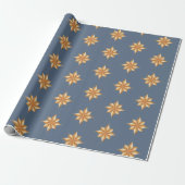 Ster van Bethlehem Natitivity Wrapping Paper Cadeaupapier (Uitgerold)