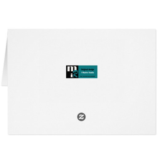 Ster van Bethlehem. Nativiteit kerstKaart (Achterkant Horizontaal)