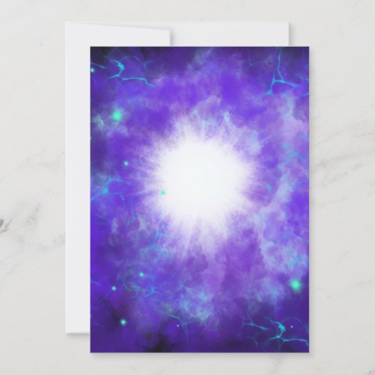 Ster van Bethlehem op maat Feestdagenkaart (Voorkant)