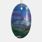 Ster van Bethlehem Oval Ornament (Rechts)