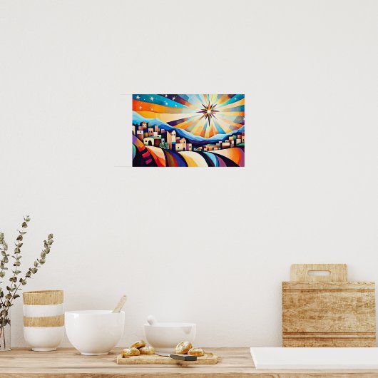 Ster van Bethlehem Poster (Keuken)