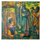 Ster van Bethlehem Tile Trivet of Gift Box Tegeltje (Voorkant)