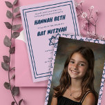 Ster van David Aangepaste Foto B'nai Bat Bar Mitzv Kaart<br><div class="desc">Perfecte kaart om een bar mitswa, vleermuis mitswa of andere joodse viering aan te kondigen! Hand gemaakte kunst voor u! VOLLEDIG ! Klik op "Personaliseren" hierboven om de tekst te bewerken en je eigen foto aan de achterkant toe te voegen. Klik op "bewerken met behulp van ontwerpgereedschap" om de lettertypen,...</div>