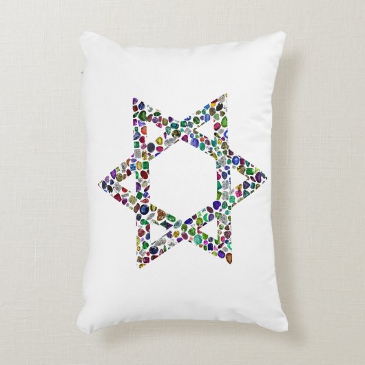 Ster van David Accent Kussen (Voorkant(Verticaal))