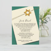 ster van David Bar Mitzi Kaart (Staand voorkant)