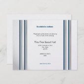 Ster van David Bar Mitzvah Kaart (Voorkant / Achterkant)