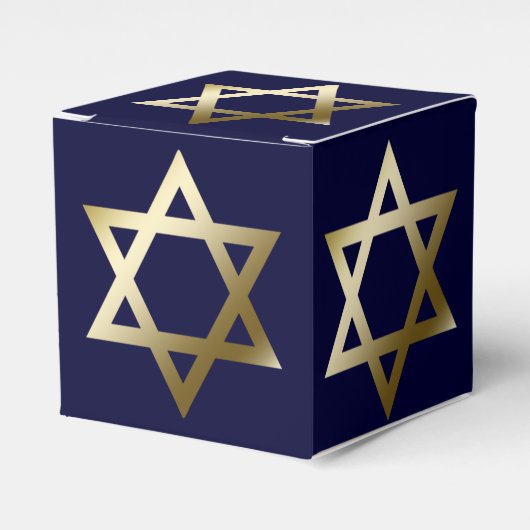Ster van David Bedankdoosjes (Voorkant Zijde)