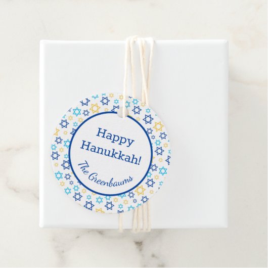 Ster van David Bedankjes Labels (In situ)