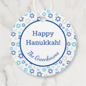 Ster van David Bedankjes Labels (Achterkant)