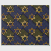 Ster van David Blue Cadeaupapier (Vlak)