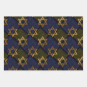 Ster van David Blue Inpakpapier Vel (Voorkant 2)