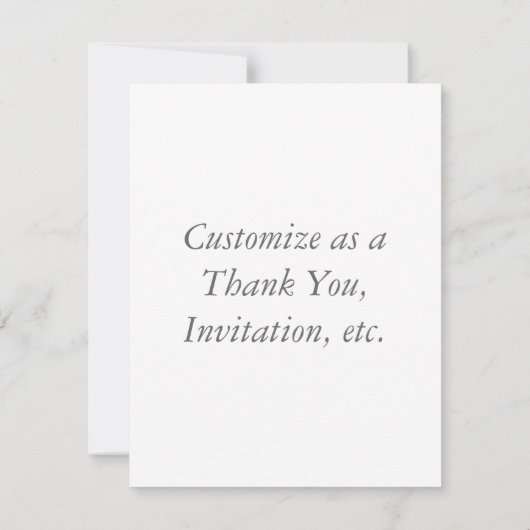 Ster van David Blue Photo Card Bedankkaart (Achterkant)