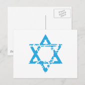 Ster van David Briefkaart (Voorkant / Achterkant)