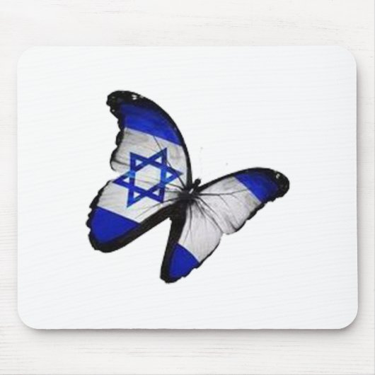 Ster van David Butterfly Muismat (Voorkant)