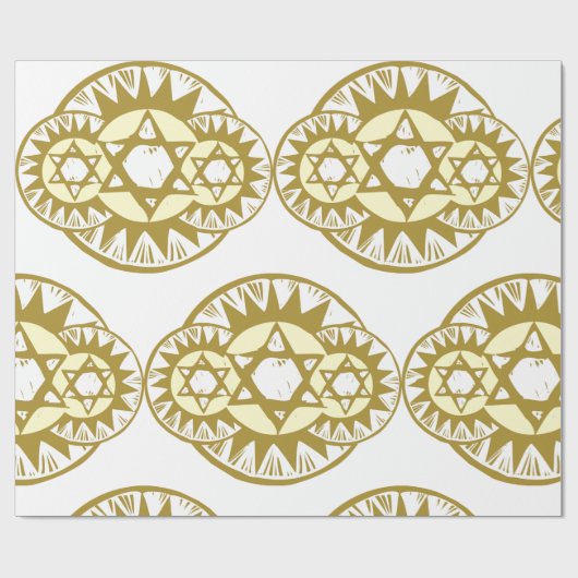 ster van David Cadeaupapier (Vlak)