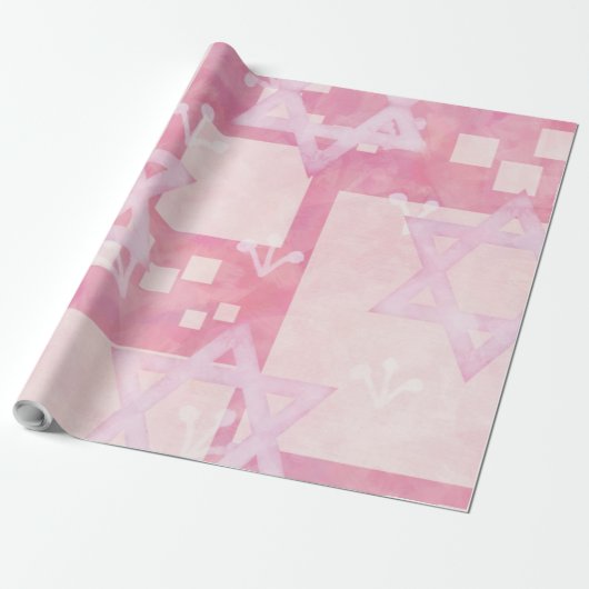 Ster van David Cadeaupapier (Uitgerold)