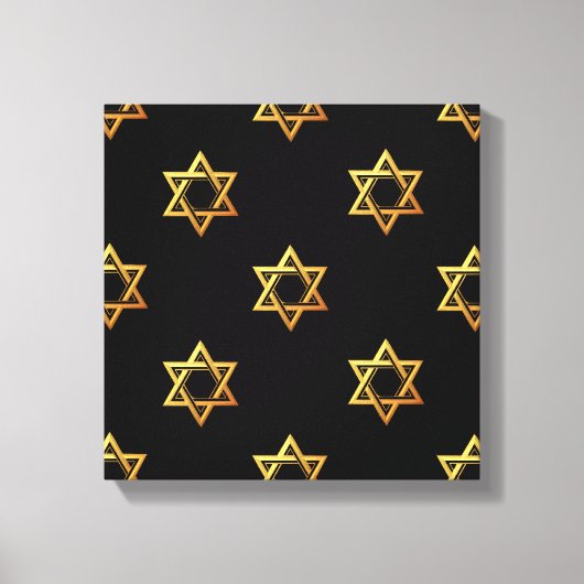 Ster van David Canvas Afdruk (Voorkant)