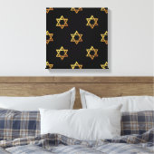 Ster van David Canvas Afdruk (Insitu (Slaapkamer))
