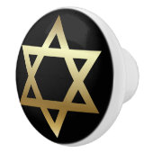 Ster van David Ceramic Knob Keramische Knop (Rechts)