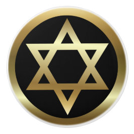 Ster van David Ceramic Knob Keramische Knop