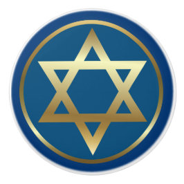 Ster van David Ceramic Knob Keramische Knop