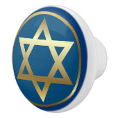 Ster van David Ceramic Knob Keramische Knop (Rechts)