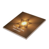 Ster van David Ceramic Tile Tegeltje (Zijkant)