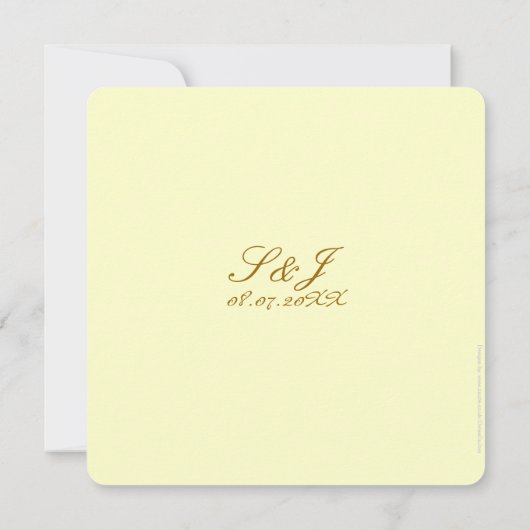 Ster van David chuppah Joodse bruiloft Kaart (Achterkant)