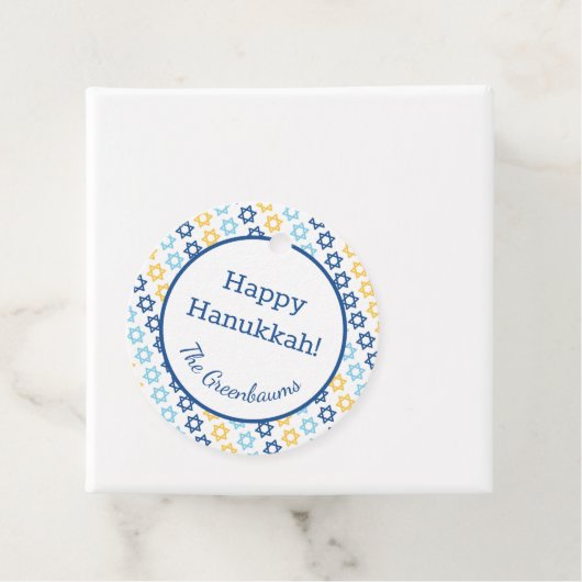 Ster van David Classic Bedankjes Labels (In situ)