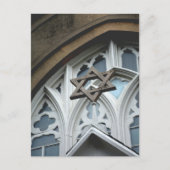 Ster van David Congregatie Mickve Israel Savannah Briefkaart (Voorkant)