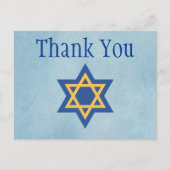 Ster van David Dank je Briefkaart (Voorkant)