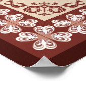 Ster van David Elegant  Baroque Art Print (Hoek)