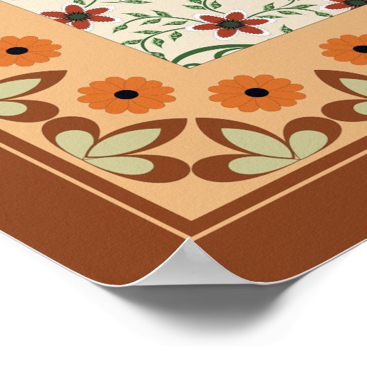 Ster van David Elegant Baroque Art Print (Hoek)