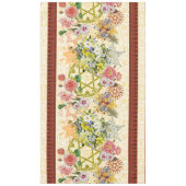 Ster van David en Flowers Tablecloth Tafelkleed (Voorkant)