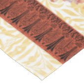 Ster van David en Flowers Tablecloth Tafelkleed (Gekanteld)