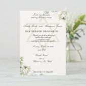 Ster van David en Waterverf Wild Flowers joods Kaart (Staand voorkant)