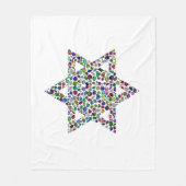 Ster van David Fleece Deken (Voorkant)