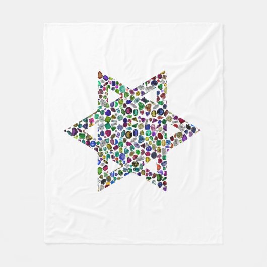 Ster van David Fleece Deken (Voorkant)