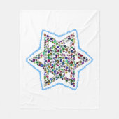 Ster van David Fleece Deken (Voorkant)